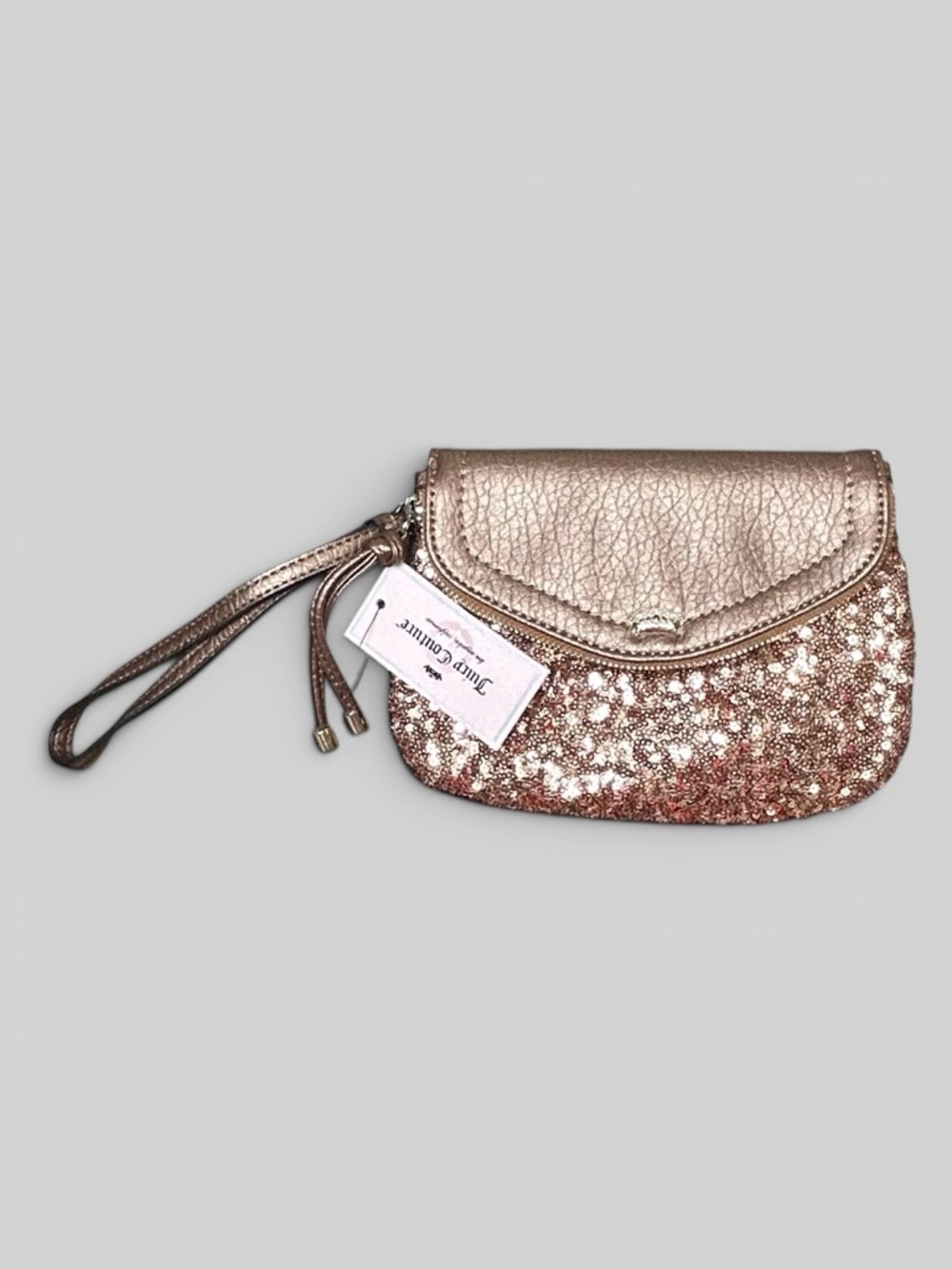 Juicy Couture Rose Gold Sequin Wristlet
NWT